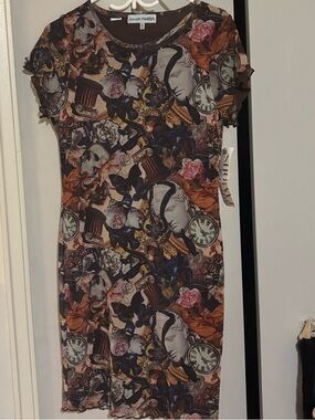 Almost Famous Multi-Color Printed Mini Dress